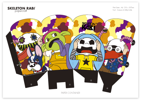 SKELETON RABI papercraft